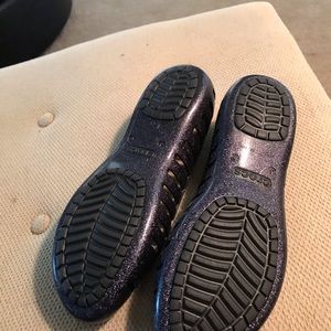 CROCS Shoes - Crocs size 6 navy sparkle CROCS Shoes - Crocs size 6 navy sparkle